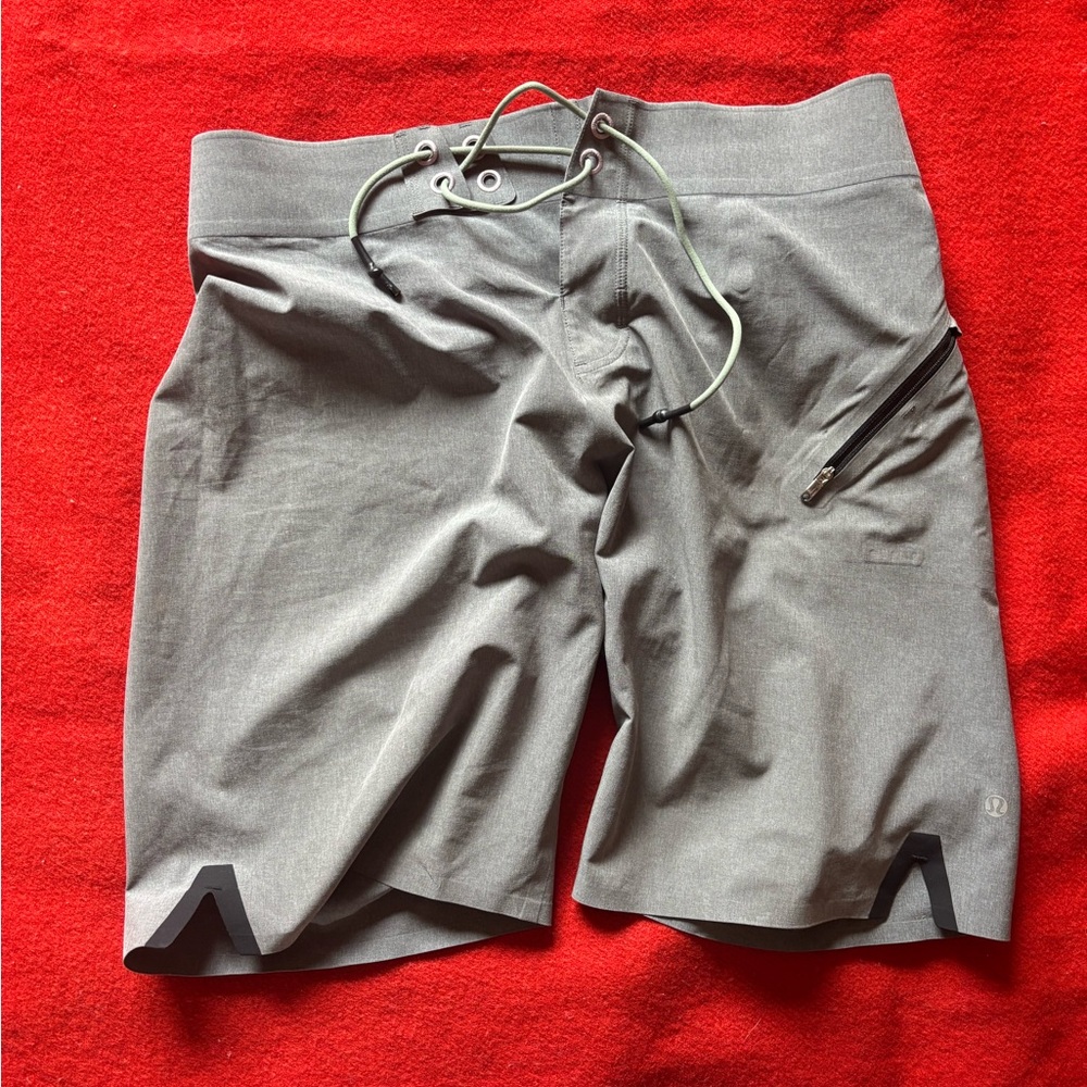 lululemon athletica Gray Athletic Shorts Large